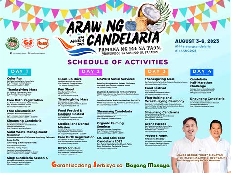 ARAW NG PROPESYONAL SCHEDULE .